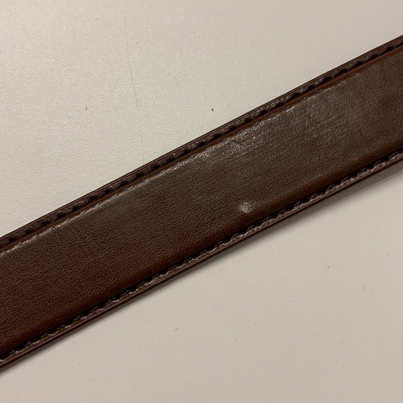 Men’s Brown Leather Belt - Picture 7 of 8